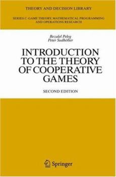 Hardcover Introduction to the Theory of Cooperative Games Book