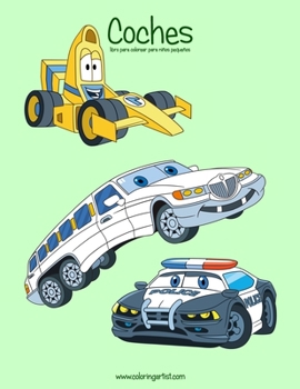 Paperback Coches libro para colorear para niños pequeños 1 [Spanish] Book