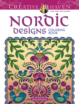 Paperback Creative Haven: Nordic Designs Coloring Book