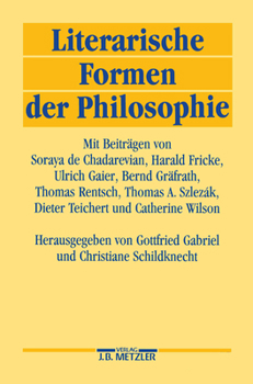 Paperback Literarische Formen Der Philosophie [German] Book