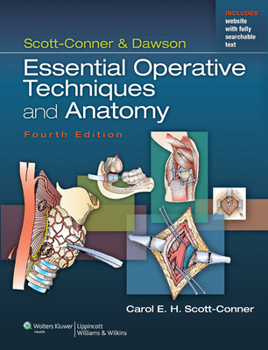 Hardcover Scott-Conner & Dawson: Essential Operative Techniques and Anatomy Book