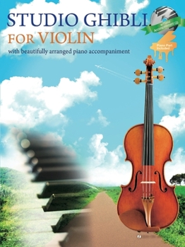 Paperback Studio Ghibli for Violin and Piano Book/CD Book