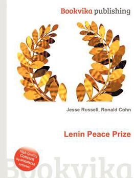 Paperback Lenin Peace Prize Book