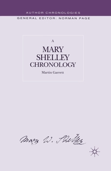 Paperback A Mary Shelley Chronology Book