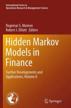 Paperback Hidden Markov Models in Finance: Further Developments and Applications, Volume II Book