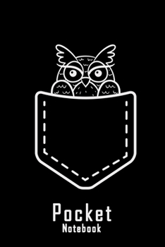 Paperback Pocket Notebook: 6x9 OWL - blank with numbers paper - notebook - notes Book