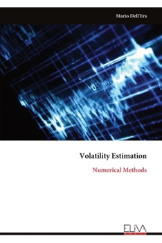 Paperback Volatility Estimation: Numerical Methods Book