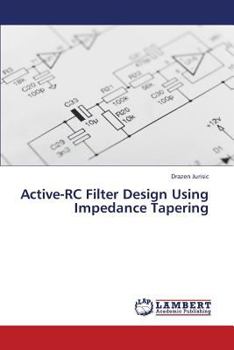 Paperback Active-Rc Filter Design Using Impedance Tapering Book
