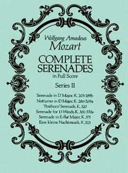 Complete Serenades in Full Score, Series II