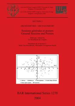 Paperback Archéométrie / Archaeometry: Sessions générales et posters General Sessions and Posters Book