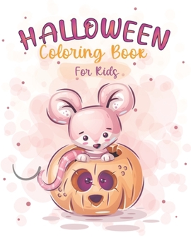 Paperback Halloween Coloring Book For Kids: 8.5 x 11 Inches Book