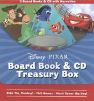 Hardcover Disney Pixar Board Book & CD Treasury Box [With Audio CD] Book