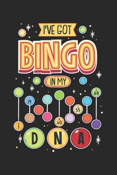 Paperback I've Got Bingo In My DNA: 120 Pages I 6x9 I Graph Paper 5x5 Book