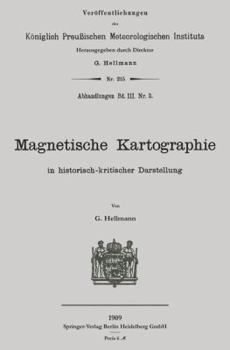 Paperback Magnetische Kartographie in Historisch-Kritischer Darstellung [German] Book