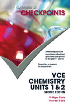 Paperback Cambridge Checkpoints Vce Chemistry Units 1 and 2 Book