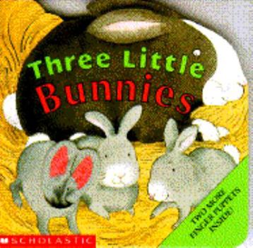Hardcover Three Little Bunnies: Finger Puppet Board Book