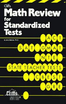Paperback Math Review for Standardized Tests Book