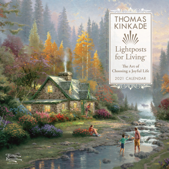 Calendar Thomas Kinkade Lightposts for Living 2021 Wall Calendar Book