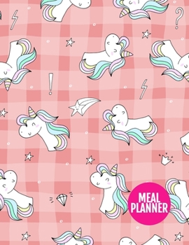 Meal Planner: Cute Year 365 Daily - 52 Week Calendar Meal Planner Daily Weekly and Monthly For Track & Plan Your Meals Food Planning | Large 8.5 x 11 Inch | 110 Pages  - Cover Design BR 000239