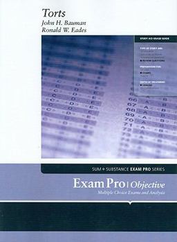 Paperback Exam Pro on Torts (Exam Pro Series) Book