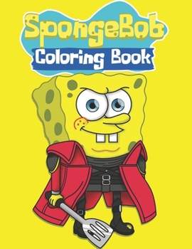 Paperback spongebob coloring book: Unofficial SpongeBob SquarePants and Friends COLORING BOOK for Kids and Adults 25 high quality illustrations -Volume - Book