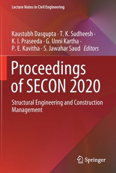 Paperback Proceedings of Secon 2020: Structural Engineering and Construction Management Book