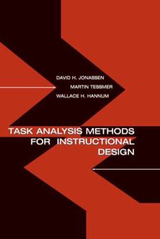 Paperback Task Analysis Methods for Instructional Design Book