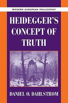 Paperback Heidegger's Concept of Truth Book