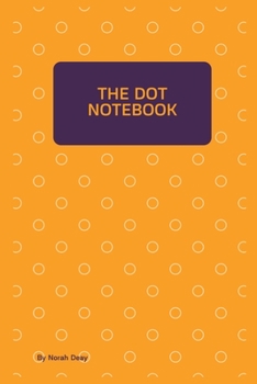 Paperback The Dot Notebook: Orange cover/6x9/dot grid notebook/ Book