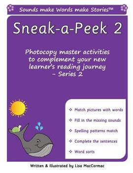 Paperback Sneak-a-Peek 2: Sounds make Words make Stories, Teaching Resources, Series 2 Book