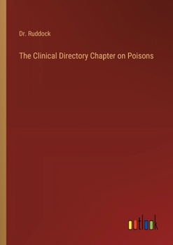 Paperback The Clinical Directory Chapter on Poisons Book