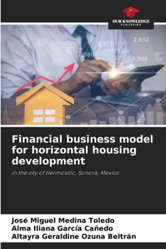 Paperback Financial business model for horizontal housing development Book