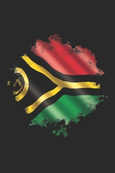 Paperback Vanuatu Notebook: Vanuatu Notebook - college book - diary - journal - booklet - memo - composition book - 120 sheets - Dot Grid paper 6x Book