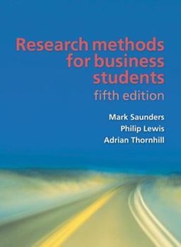 Paperback Research Methods for Business Students Book