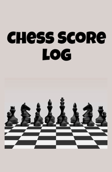 Paperback Chess Score Log: Record Your Chess Moves Book