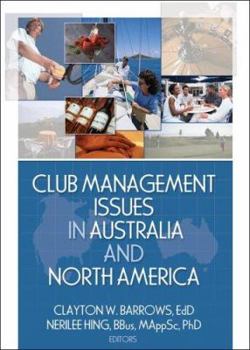 Paperback Club Management Issues in Australia and North America Book