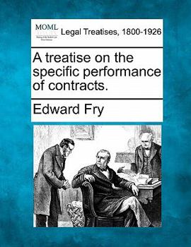 Paperback A treatise on the specific performance of contracts. Book