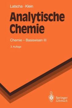 Paperback Analytische Chemie: Chemie -- Basiswissen III [German] Book