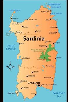 Paperback Map of Sardinia Journal: 150 Page Lined Notebook/Diary Book