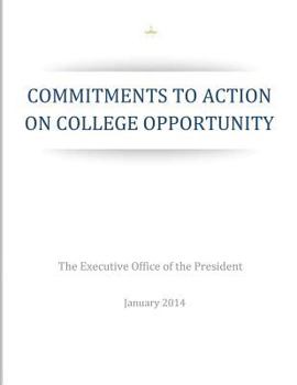 Paperback Commitments to Action on College Opportunity Book