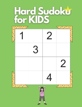 Paperback Hard Sudoku for kids Book