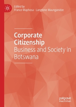 Paperback Corporate Citizenship: Business and Society in Botswana Book