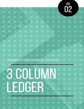 Paperback 3 Column Ledger Book