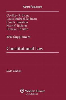 Paperback Constitutional Law, 2010 Supplement Book