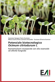 Paperback Potenziale biotecnologico Ocimum citriodurum L [Italian] Book