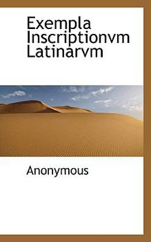 Paperback Exempla Inscriptionvm Latinarvm [Latin] Book