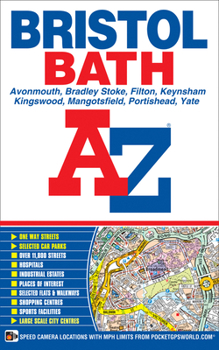 Paperback Bristol & Bath A-Z Street Atlas (Paperback) Book