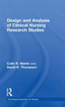 Hardcover Design and Analysis of Clinical Nursing Research Studies Book