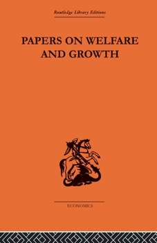 Paperback Papers on Welfare and Growth Book