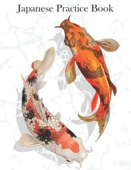 Paperback Japanese Practice Book: Koi Fish Book